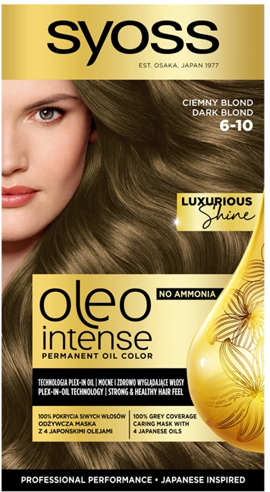 Syoss Oleo Intense Permanent Oil Color plaukų spalva moterims, 50 ml