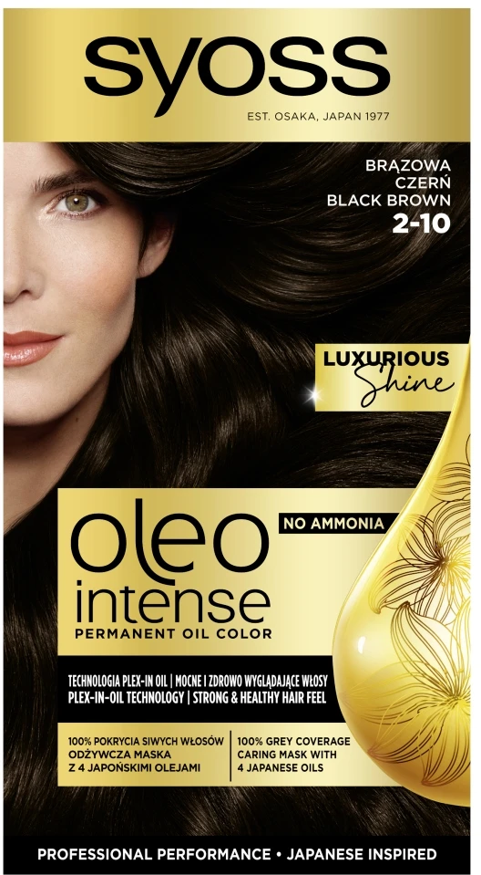 Syoss Oleo Intense Permanent Oil Color plaukų spalva moterims, 50 ml