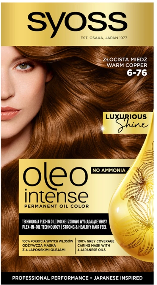 Syoss Oleo Intense Permanent Oil Color plaukų spalva moterims, 50 ml