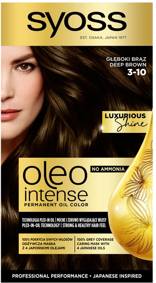 Syoss Oleo Intense Permanent Oil Color plaukų spalva moterims, 50 ml