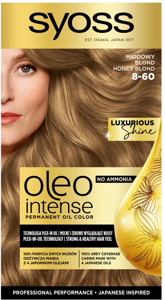 Syoss Oleo Intense Permanent Oil Color plaukų spalva moterims, 50 ml