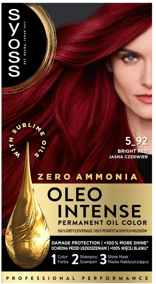 Syoss Oleo Intense Permanent Oil Color plaukų spalva moterims, 50 ml