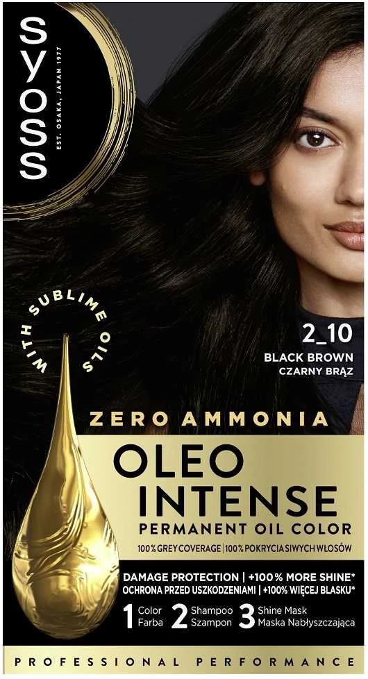 Syoss Oleo Intense Permanent Oil Color plaukų spalva moterims, 50 ml