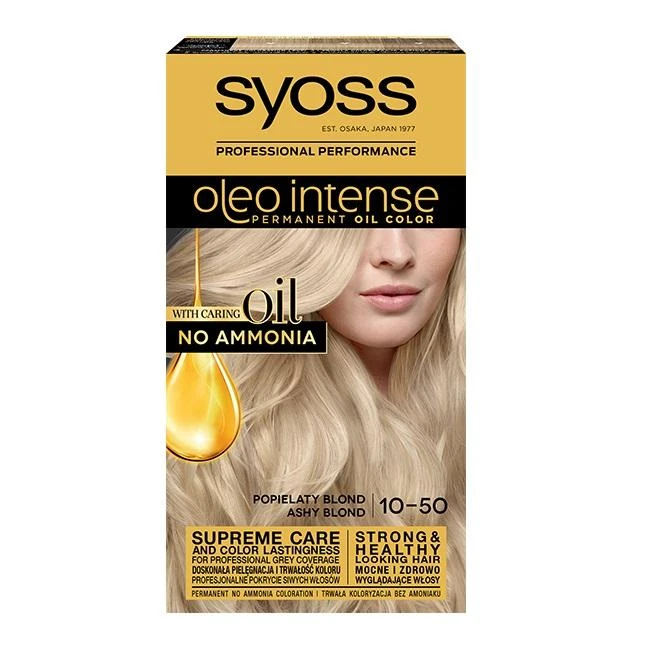Syoss Oleo Intense popielaty blond 10-50 dažai