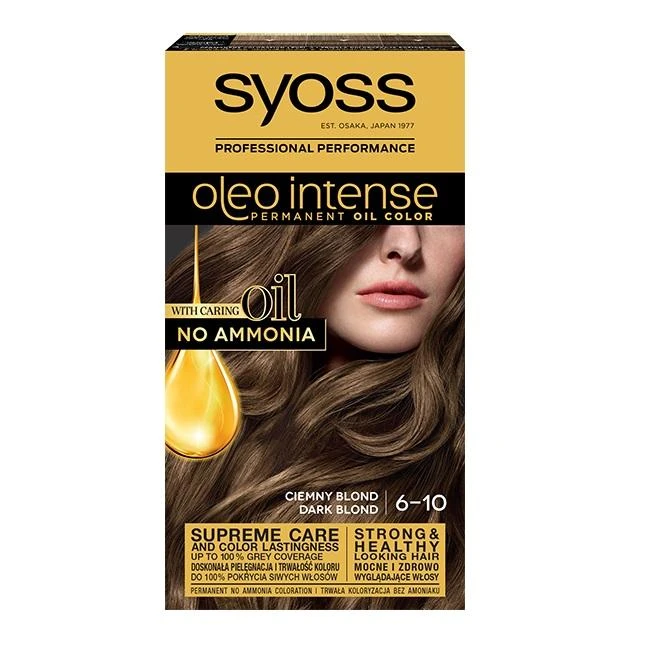 Syoss Oleo Intense 6-10 tamsiai blondiniški plaukų dažai
