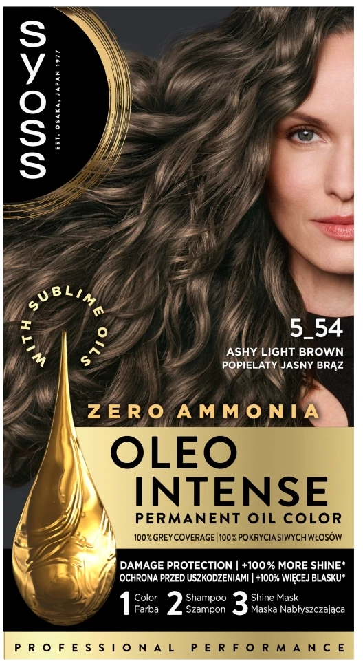 Syoss Oleo Intense Permanent Oil Color plaukų spalva moterims, 50 ml