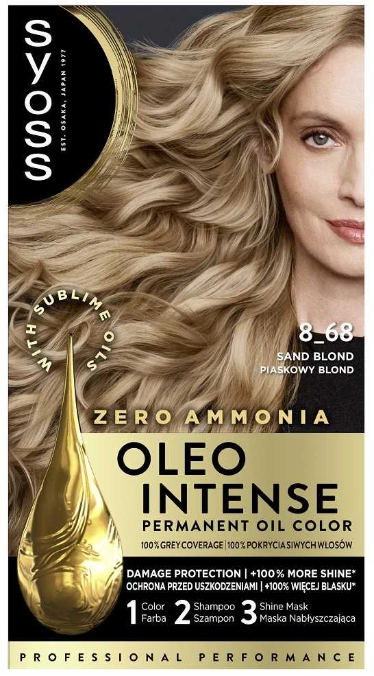 Syoss Oleo Intense 8-68 plaukų dažų pakuotė