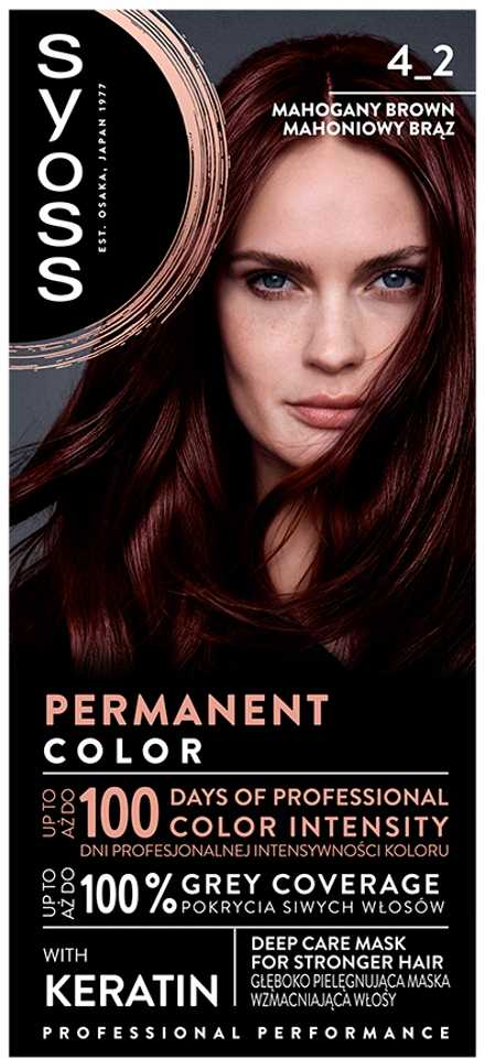 Syoss Permanent Coloration plaukų spalva moterims, 50 ml