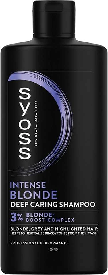 Syoss Skirtas šviesiems plaukams & Sidabrinis Violetinė Šampūnas Šampūnas moterims, 440 ml