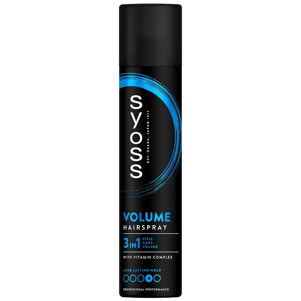 Syoss Volume Lift Hairspray purškiamas lakas, suteikiantis plaukams Extra Strong apimties, 300 ml