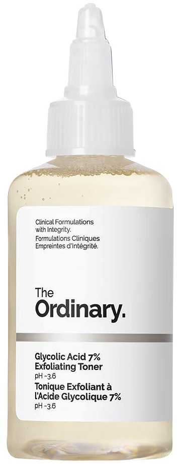 „The Ordinary“ glikolio rūgšties 7 % tonizuojantis tirpalas, 100 ml
