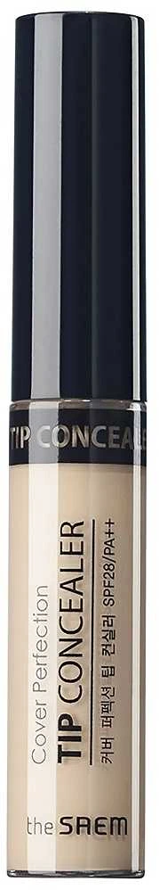 Maskuoklis The Saem Cover Perfection Tip Maskuoklis 01 Clear rusvai gelsvas-6,5g