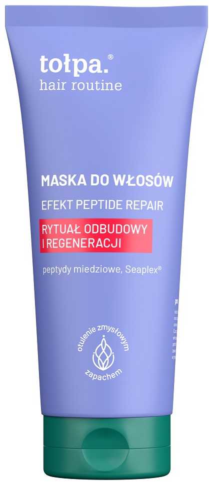 TOŁPA Hair Routine Plaukų kaukė su poveikiu peptidams atstatyti 200 ml