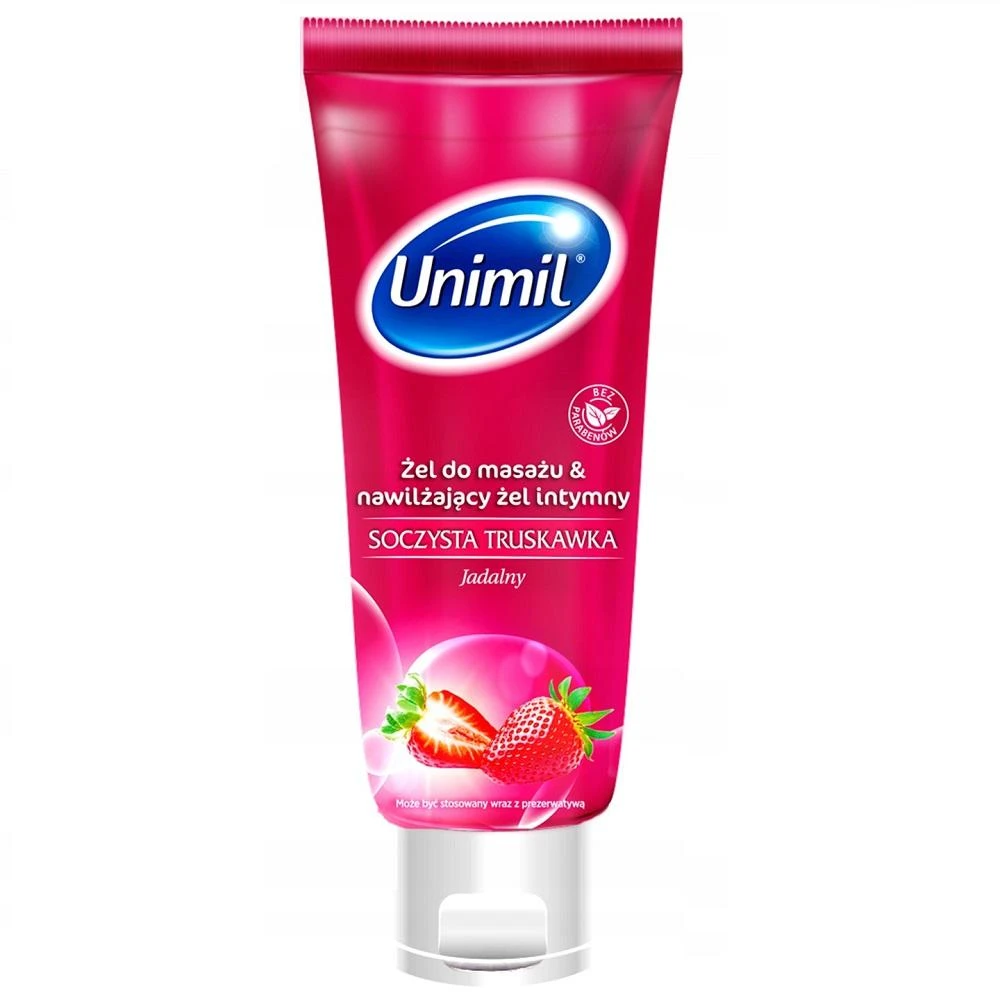 UNIMIL _Luscious sensual Juicy Strawberry masažo gelis 200ml