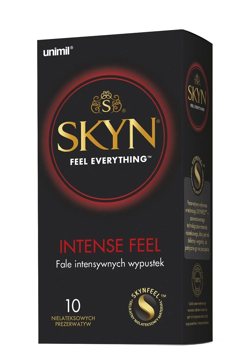 UNIMIL UNIMIL_Skyn Feel Everything Intense Feel nelateksiniai prezervatyvai 10 vnt.