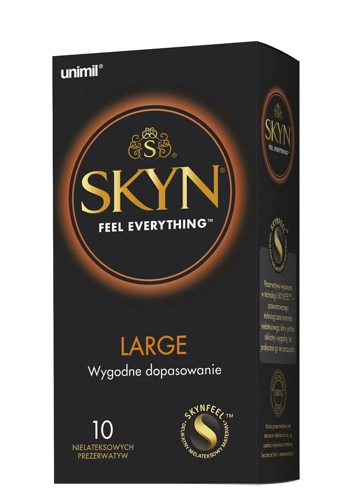 Skyn UNIMIL UNIMIL _ Syn didelių ne latekso prezervatyvai 10 vienetų
