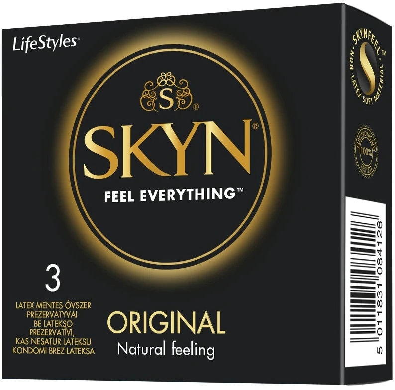 Unimil Prezervatyvai SKYN ORIGINAL 3 unit