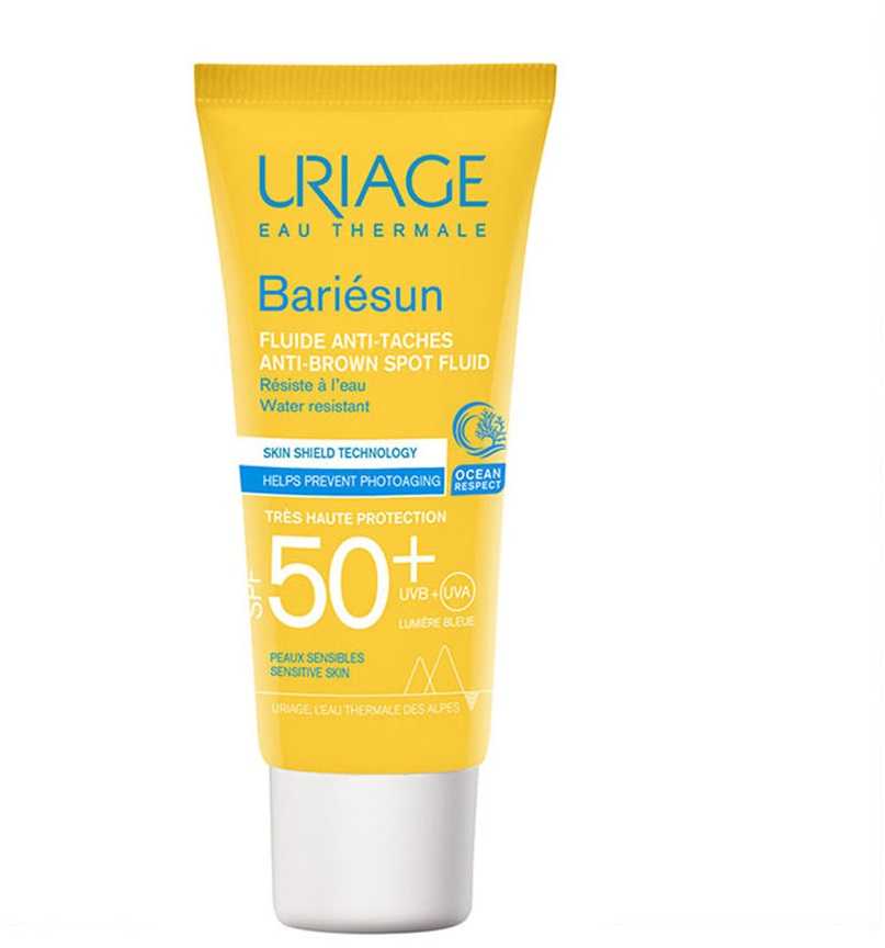 Uriage Bariésun Anti-Brown Spot Fluid veido priežiūros priemonė nuo saulės