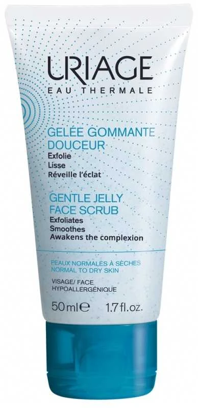 Uriage Gentle Jelly Peeling gelinis veido šveitiklis, 50 ml