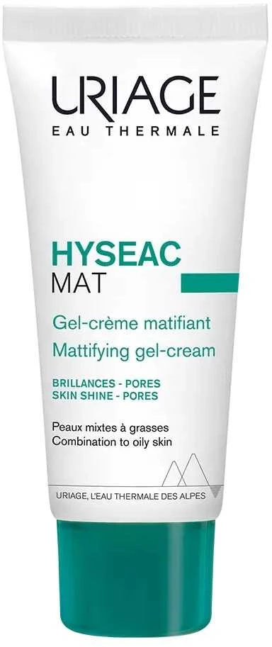 Uriage Hyséac Mat Matifying Gel-Kreminis matinis veido gelis-kremas, 40 ml