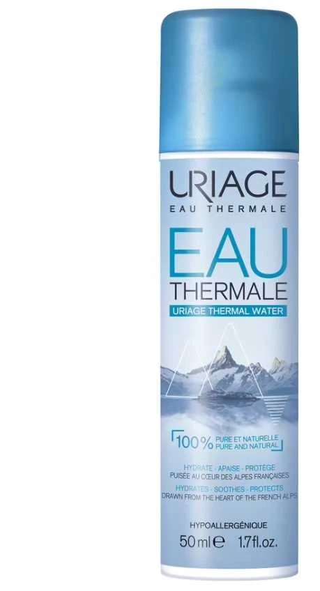Uriage Thermal Spring Vanduo Purškiklis drėkinantis terminis šaltinio vanduo, 50 ml