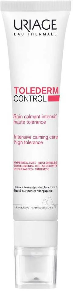 Uriage Tolederm Control Soothing Care raminantis veido kremas jautriai odai, 40 ml