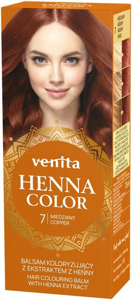 Venita Henna Color - Žolelių balzamai 7 Varis, 75 ml