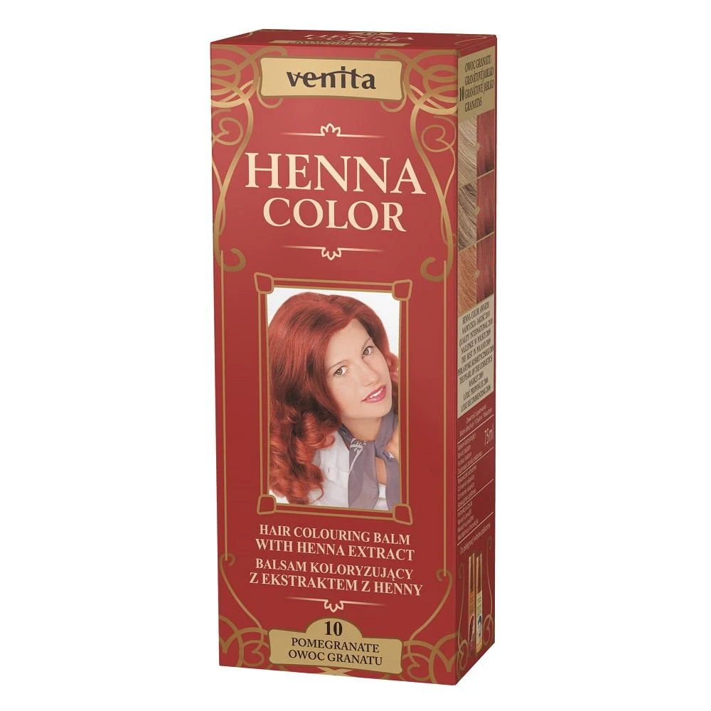 Venita Henna Color - Žolelių balzamai 10 Granatų, 75 ml