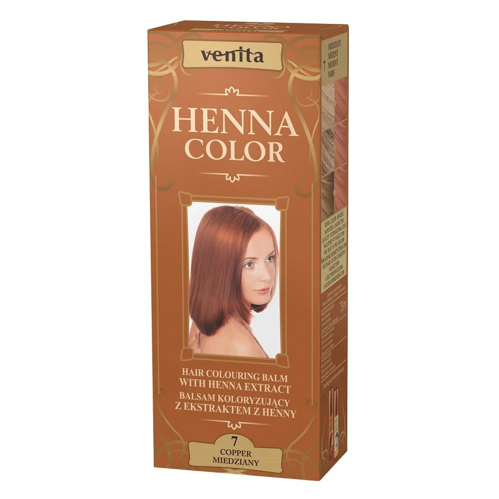 Venita Henna Color - Žolelių balzamai 7 Varis, 75 ml