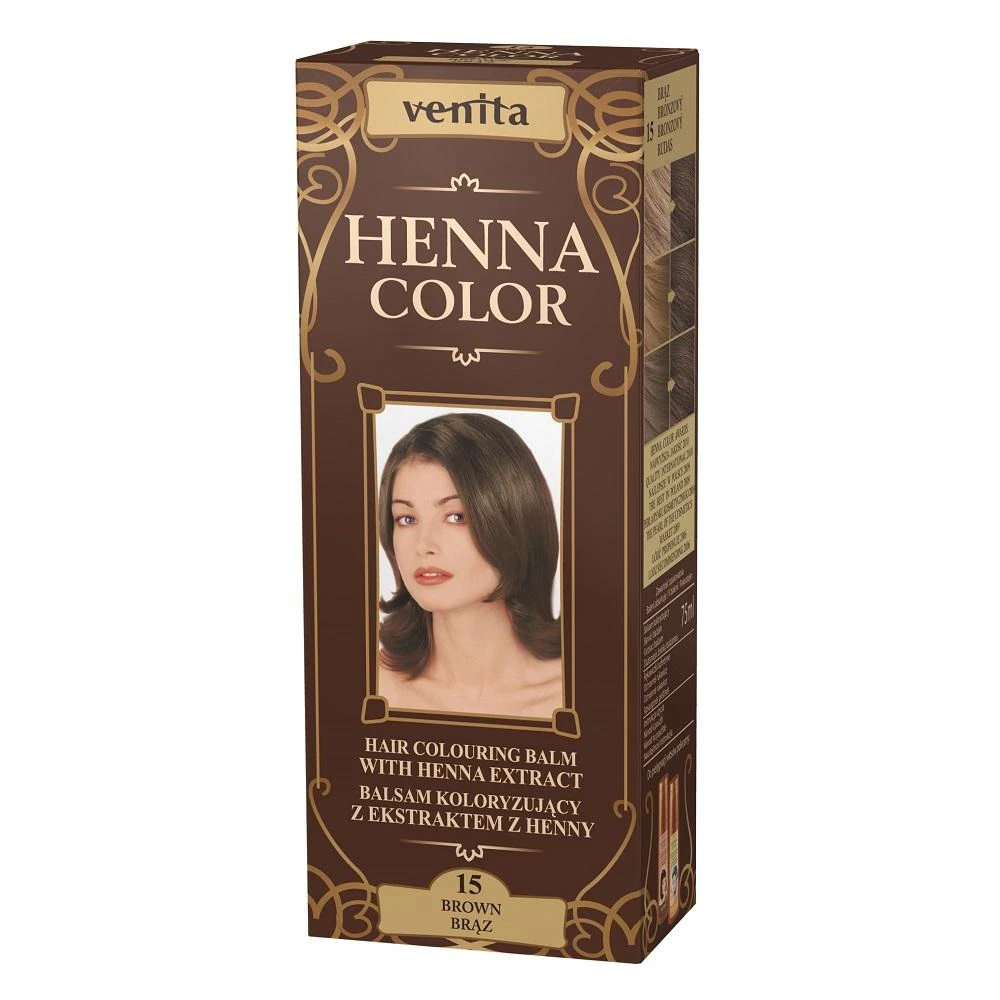 Venita Henna Color - Žolelių balzamai 15 Brown, 75 ml
