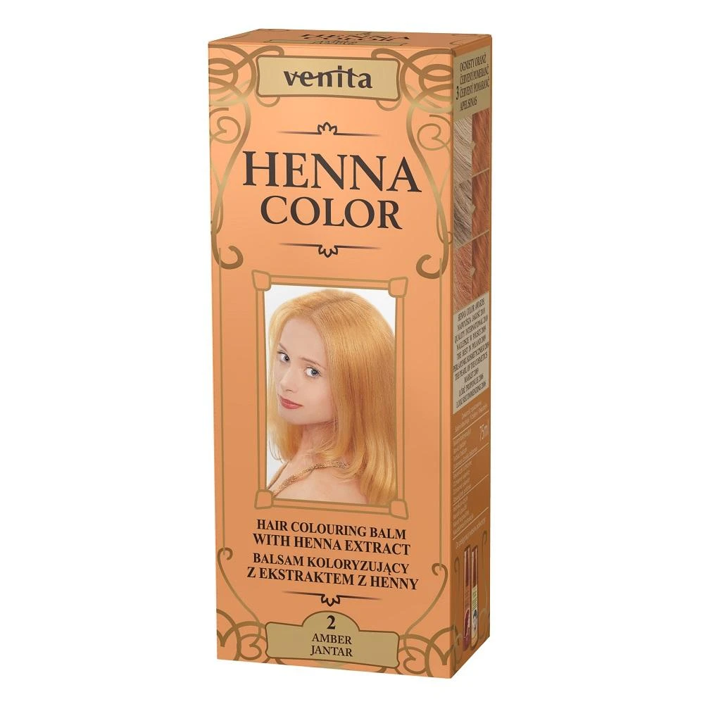 Venita Henna Color - Žolelių balzamai 2 Jantar, 75 ml