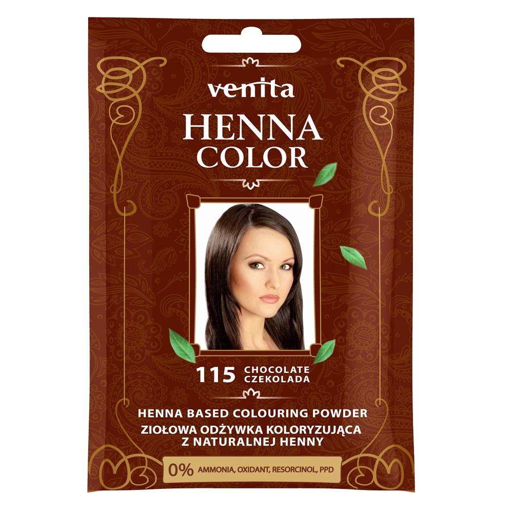 Venita Henna Color - Žolelių kondicionieriai 115 Chocolate, 30 g