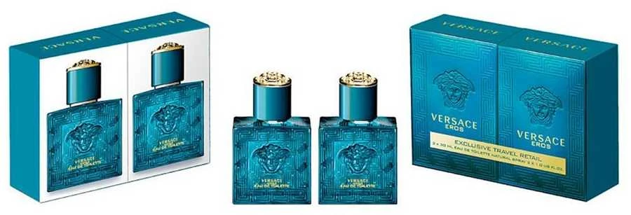 Kvepalų rinkinys vyrams Versace Eros (EDT 2 x 30 ml)