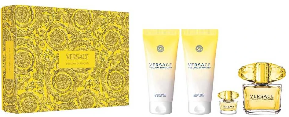 Versace Geltona Diamond EDT Purškiklis 90ml rinkinys moterims