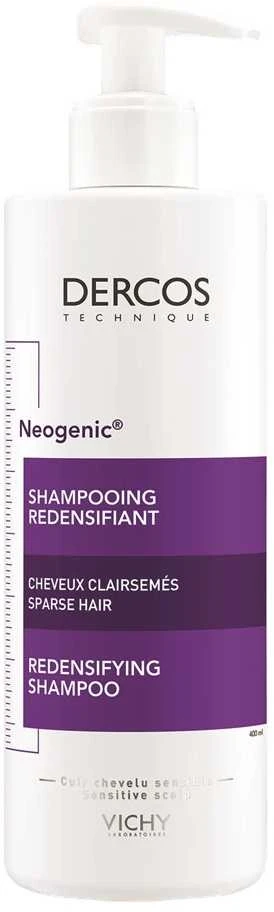 "Vichy Dercos Neogenic Redensifying Šampūnas" plaukų tankį atkuriantis šampūnas 400ml