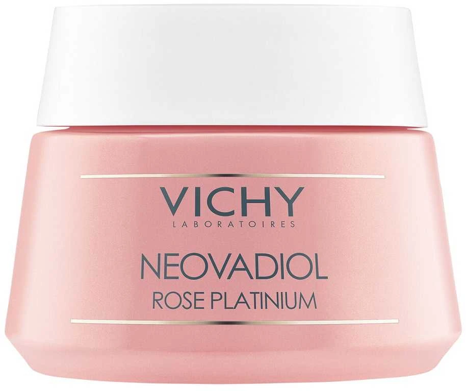 "Vichy Neovadiol Rose Platinium" švytėjimo suteikiantis bronzinio efekto dieninis kremas brandžiai odai 50ml