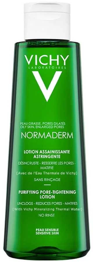 Vichy Normaderm Purifying Pore-Tightening Lotion losjonas probleminei odai, 200 ml