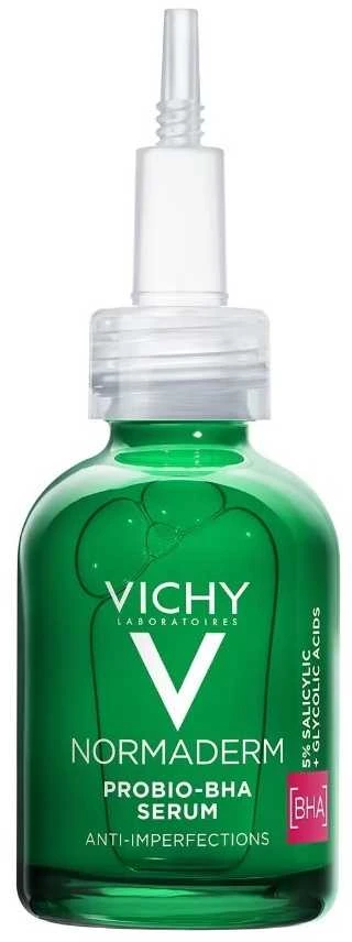 Vichy Normaderm Probio-BHA Serumas serumas aknės pažeistai odai, 30 ml
