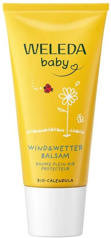 Weleda apsauginis kremas nuo blogo oro ir vėjo vaikams su medetkomis Baby Calendula apsauginis balzamas 30ml