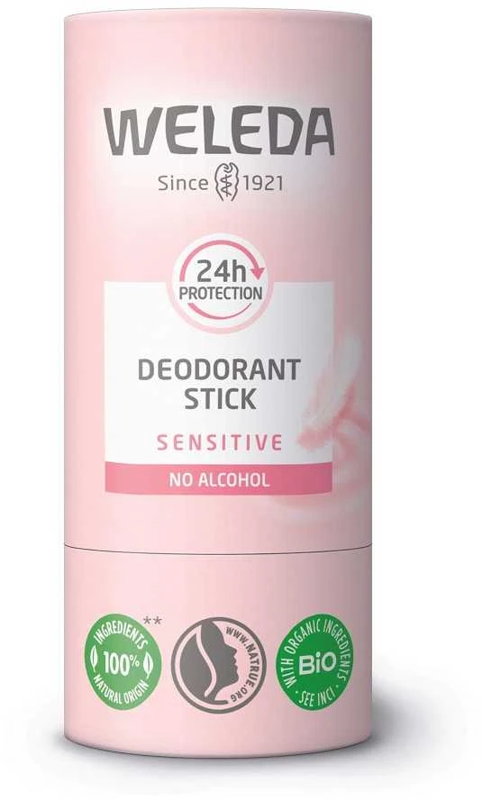 Weleda Sensitive dezodorantas pieštuke, 50g