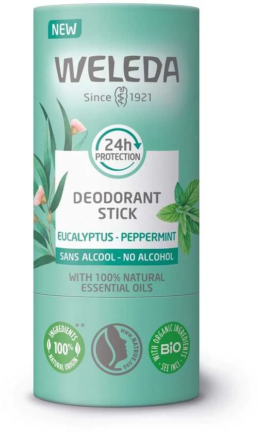 Weleda eukaliptų-pipirmėčių dezodorantas pieštukas
