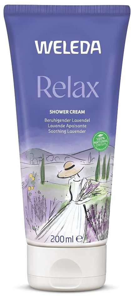 Weleda Aroma Shower Relax Shower Kreminis moterims, 200 ml