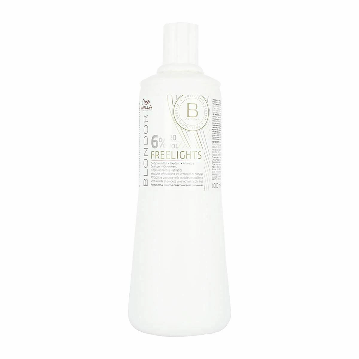 Oksidacinė emulsija Wella Blondor Freelights 6% 1000 ml
