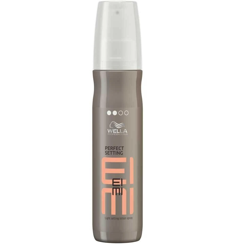 Švelnus formuojamasis purškiamasis plaukų losjonas Wella Eimi Perfect Setting (2) 150ml