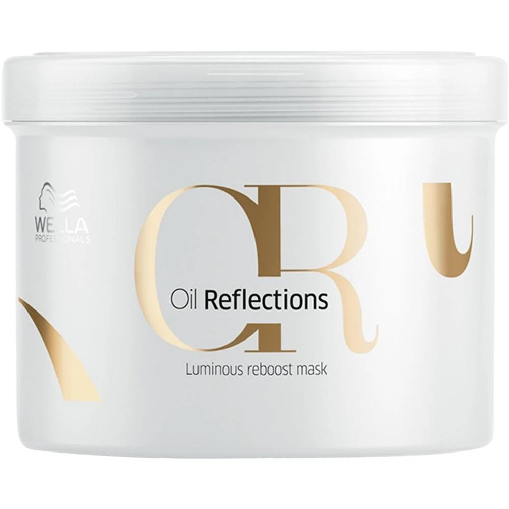 Švytėjimą sustiprinanti plaukų kaukė Wella Oil Reflections Luminous Reboost Mask 500 ml