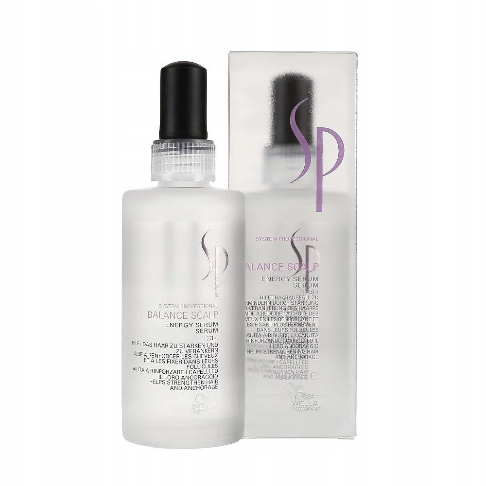 „WELLA PROFESSIONALS_SP Balance Scalp Energy Serum“ 100 ml nuo plaukų slinkimo