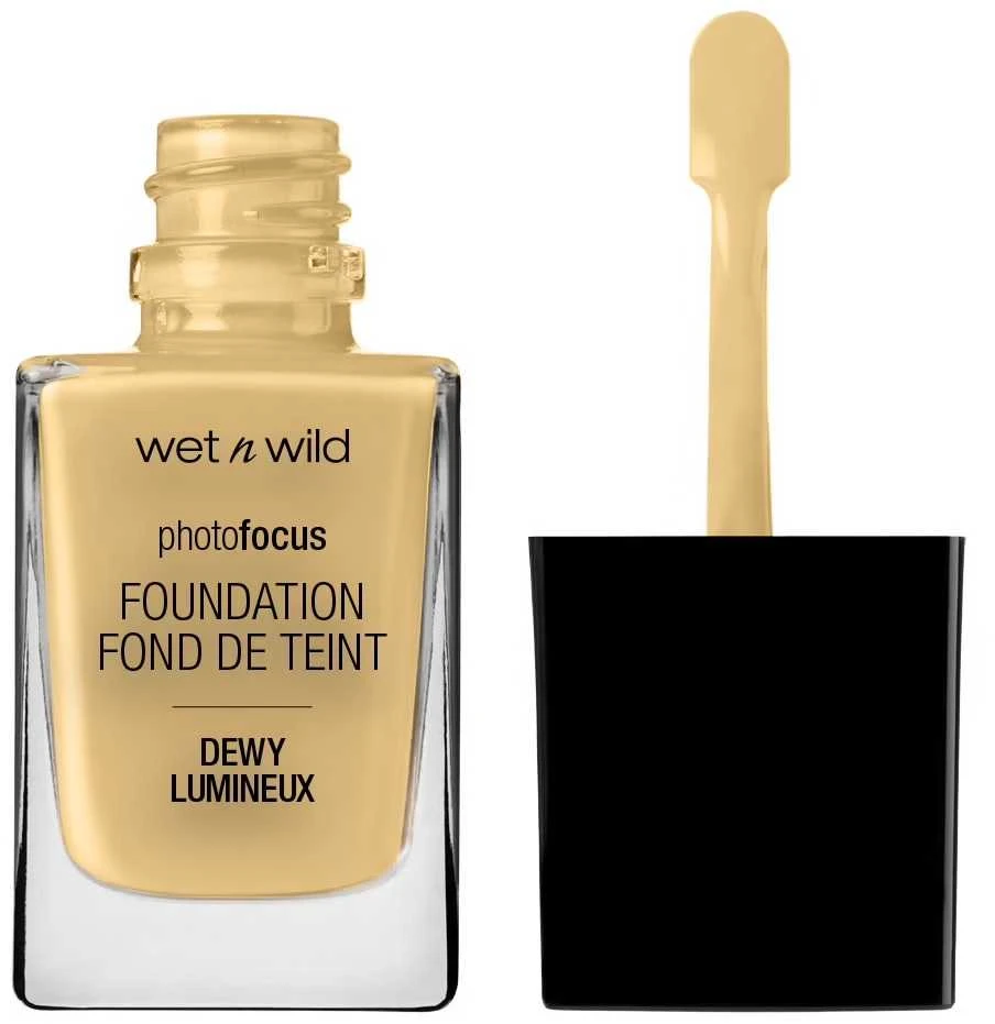 Wet N Wild Photo Focus Foundation Dewy Golden rusvai gelsvas Makiažo pagrindas 28ml