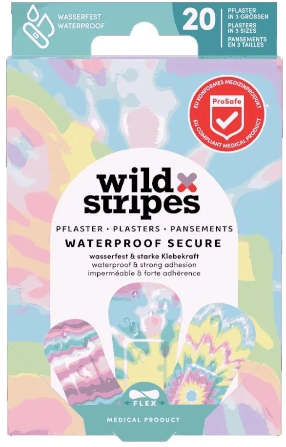 New Flag Pleistrai Wild Stripes Atsparus vandeniui Secure Rainbow, 20 vnt