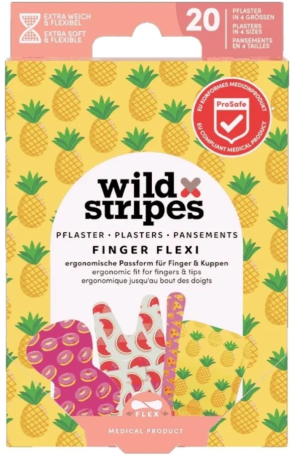 New Flag Pleistrai Wild Stripes Finger Flexi Food, 20 vnt