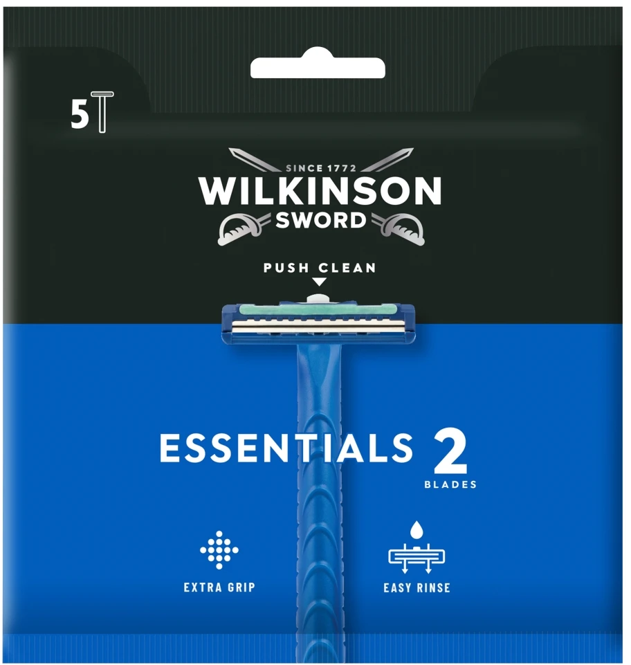 Wilkinson Sword "Wilkinson Extra2" vienkartinis skustuvas su 2 peiliukais 7 vienetai